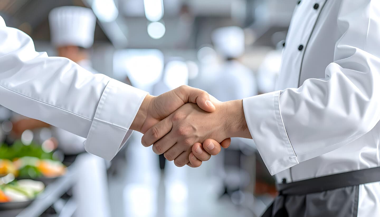 クリーンな厨房環境